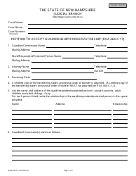 Form NHJB-2657-P Petition to Accept Guardianship/Conservatorship - New Hampshire