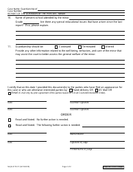 Form NHJB-2170-FP Report of the Guardian of the Person - Minor - New Hampshire, Page 2