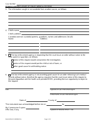 Form NHJB-2992-DF Request for Disclosure of Child&#039;s Medical Records - New Hampshire, Page 2