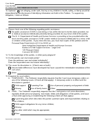 Form NHJB-2449-F Petition for Civil Union Dissolution - New Hampshire, Page 3