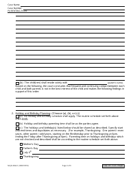 Form NHJB-2064-F Parenting Plan - New Hampshire, Page 3
