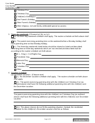 Form NHJB-2064-F Parenting Plan - New Hampshire, Page 4