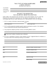 Document preview: Form NHJB-2543-F Request for Mediation for Voluntary Mediated Adoption - New Hampshire