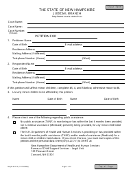 Form NHJB-2277-F Petition - New Hampshire