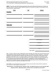 Form 40PC Application for Certificate of Authority of a for Profit Foreign Professional Corporation - New Hampshire, Page 4