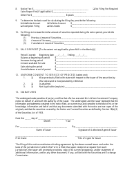 Form NF Uniform Investment Company Notice Filing - New Hampshire, Page 3