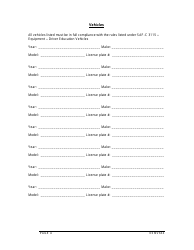 Form DSMV604 Driving School License Application - New Hampshire, Page 4