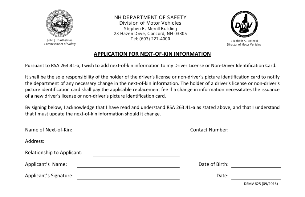 Form DSMV625  Printable Pdf