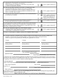 Form DSSP258 Agency Application for Private Investigator, Security Guard, or Bail Recovery Agency License - New Hampshire, Page 2