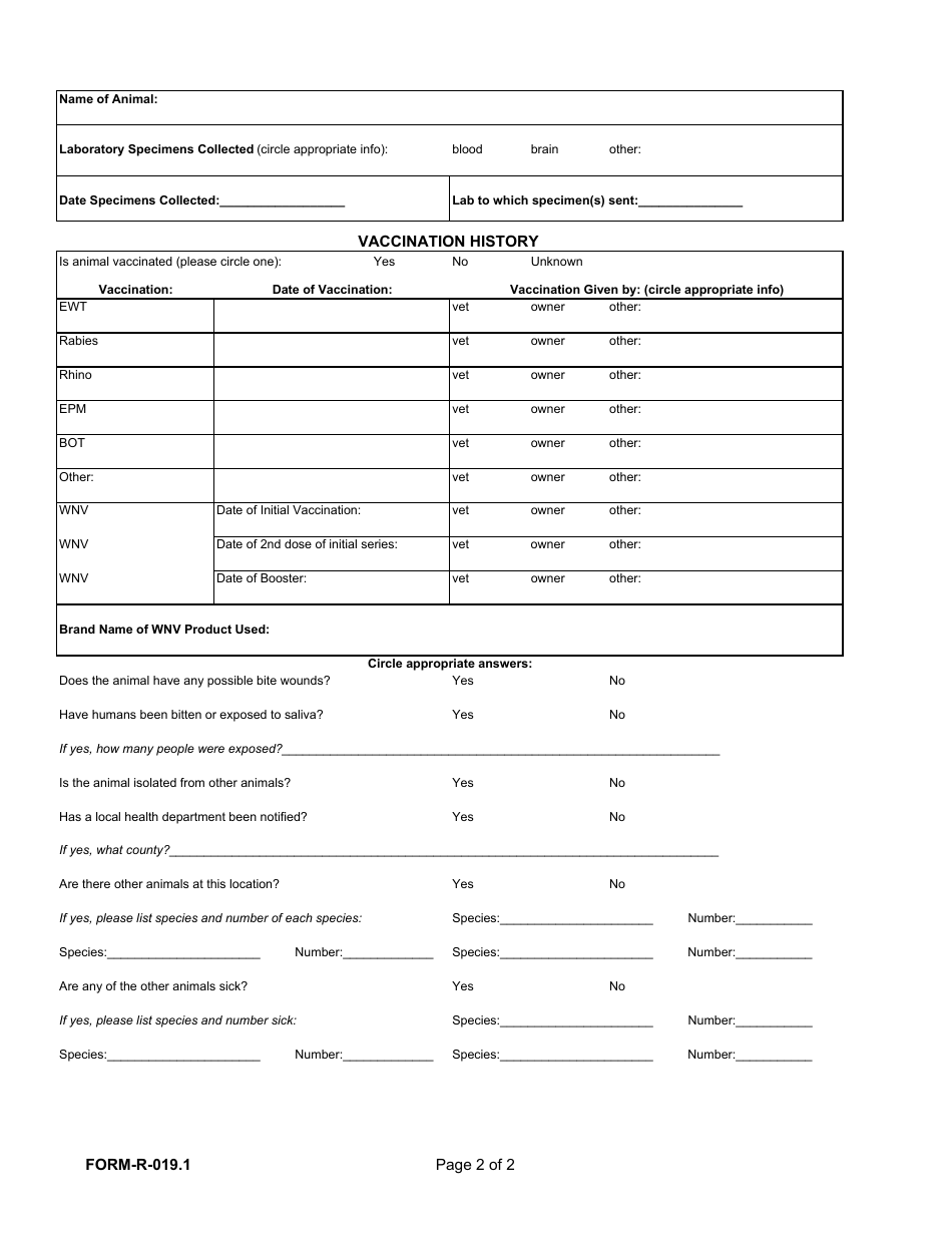 Form R-019.1 Neurologic Worksheet - New Jersey, Page 2