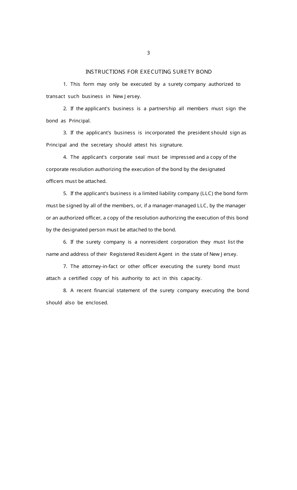 Dairy Bond Form - New Jersey, Page 4