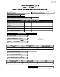Document preview: Form 248CR How to Calculate Cents Per Meal Fsmc Fee - New Jersey
