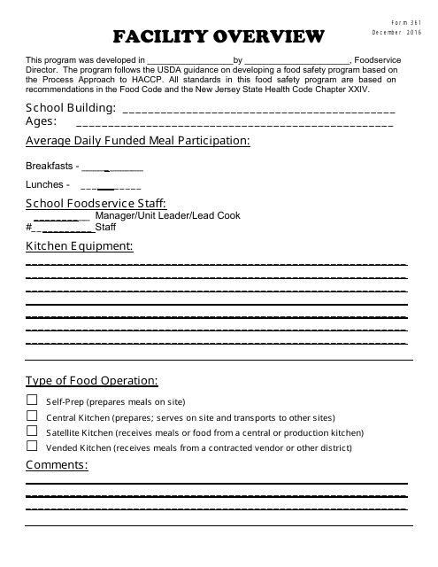 Form 361  Printable Pdf