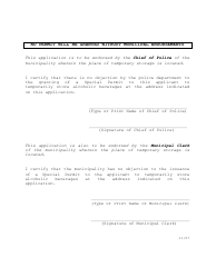Application for Temporary Storage Permit - New Jersey, Page 2