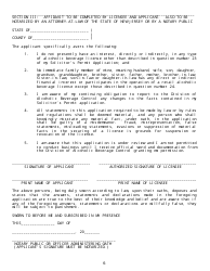 Application for Solicitor&#039;s Permit - New Jersey, Page 6