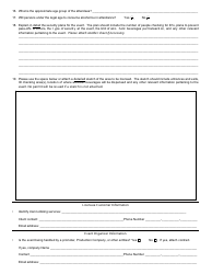 Application for Catering Permit - New Jersey, Page 2
