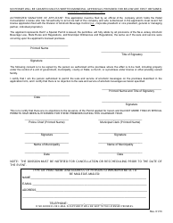 Application for Catering Permit - New Jersey, Page 3