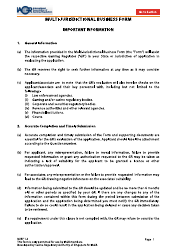Form 29 Muti-Jurisdictional Business Form - New Jersey