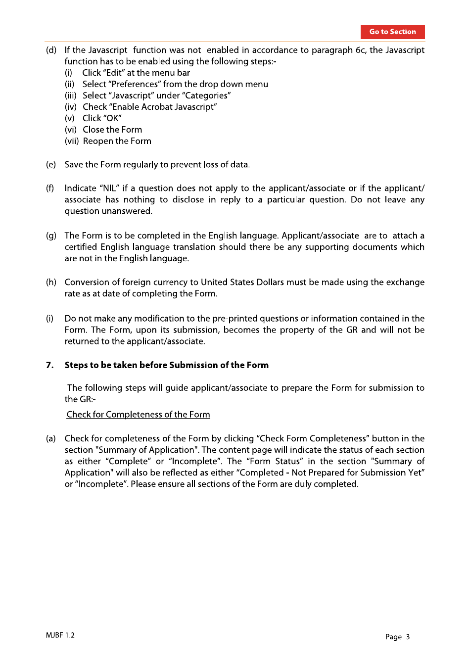 Form 29 Muti-Jurisdictional Business Form - New Jersey, Page 3