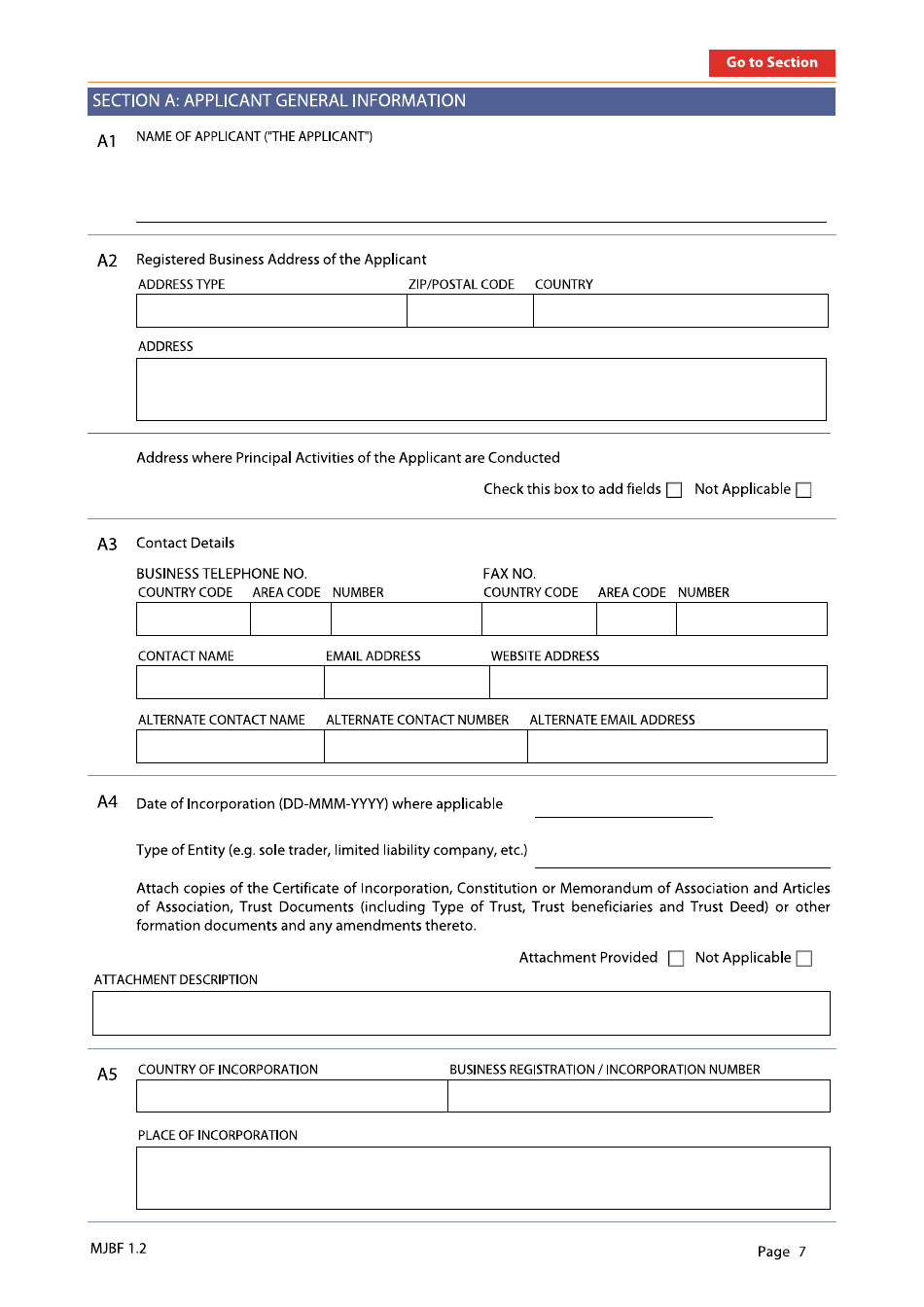 Form 29 Muti-Jurisdictional Business Form - New Jersey, Page 7