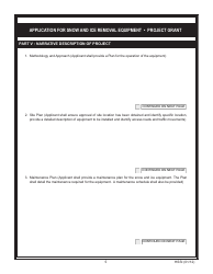 Form HSSI Application for Snow and ICE Removal Equipment - Project Grant - New Jersey, Page 5