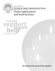 Claim Application Form - New Jersey