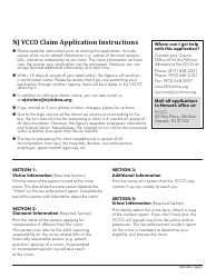 Claim Application Form - New Jersey, Page 4