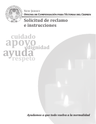 Document preview: Solicitud De Reclamo - New Jersey (Spanish)
