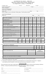 Multiple Dwelling Report Worksheet - New Jersey