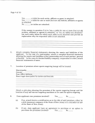 Application for Sports Wagering License by Permit Holder - New Jersey, Page 4