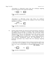 Exchange Management Agent License Application - New Jersey, Page 12