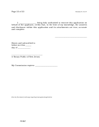 Exchange Management Agent License Application - New Jersey, Page 22