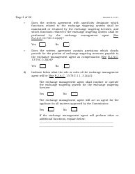 Exchange Management Agent License Application - New Jersey, Page 4