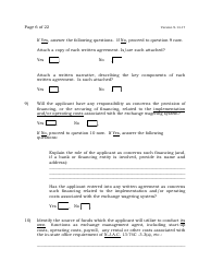 Exchange Management Agent License Application - New Jersey, Page 6