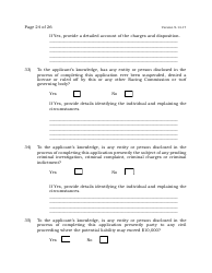 Exchange Wagering License Application - New Jersey, Page 24