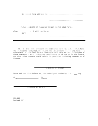 Form REC-009 Office Closing Affidavit - New Jersey, Page 3