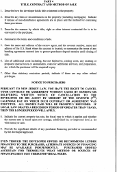 Nj Public Offering Statement Format - New Jersey, Page 6