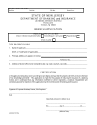 Home Repair Contractor Branch Application - New Jersey, Page 2