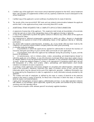 New Jersey General Eligibility Requirements Worksheet - Property/Casualty - New Jersey, Page 10
