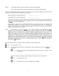 New Jersey General Eligibility Requirements Worksheet - Property/Casualty - New Jersey, Page 2