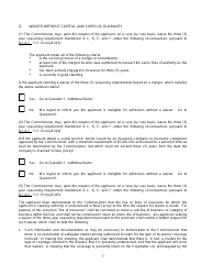 New Jersey General Eligibility Requirements Worksheet - Property/Casualty - New Jersey, Page 7