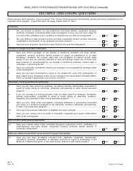 Form MC-6 New Jersey Physician Recredentialing Application - New Jersey, Page 3