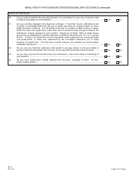 Form MC-6 New Jersey Physician Recredentialing Application - New Jersey, Page 5