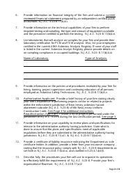 Asbestos Safety Control Monitor (Ascm) Application - New Jersey, Page 2