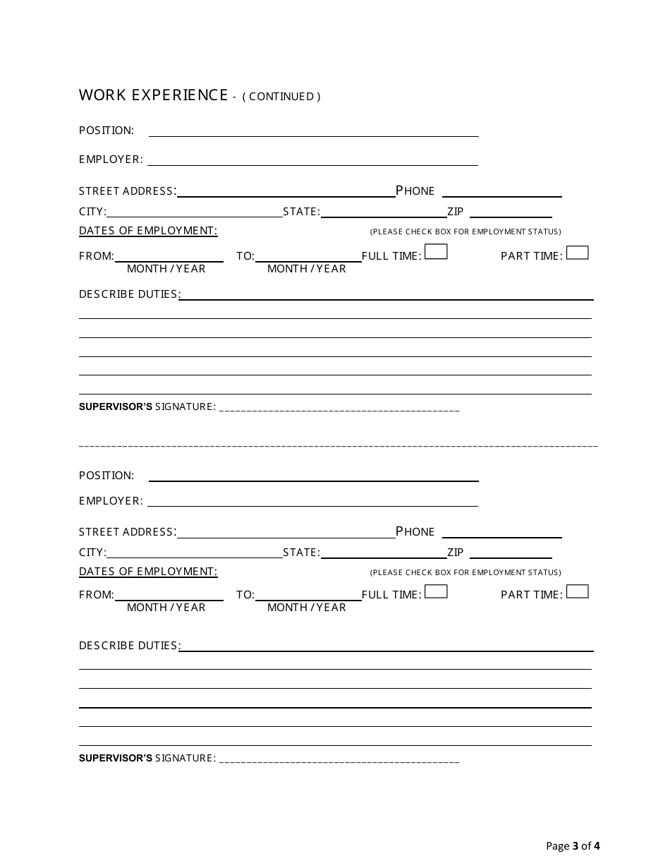 Asbestos Safety Technician Certification Application - New Jersey, Page 3