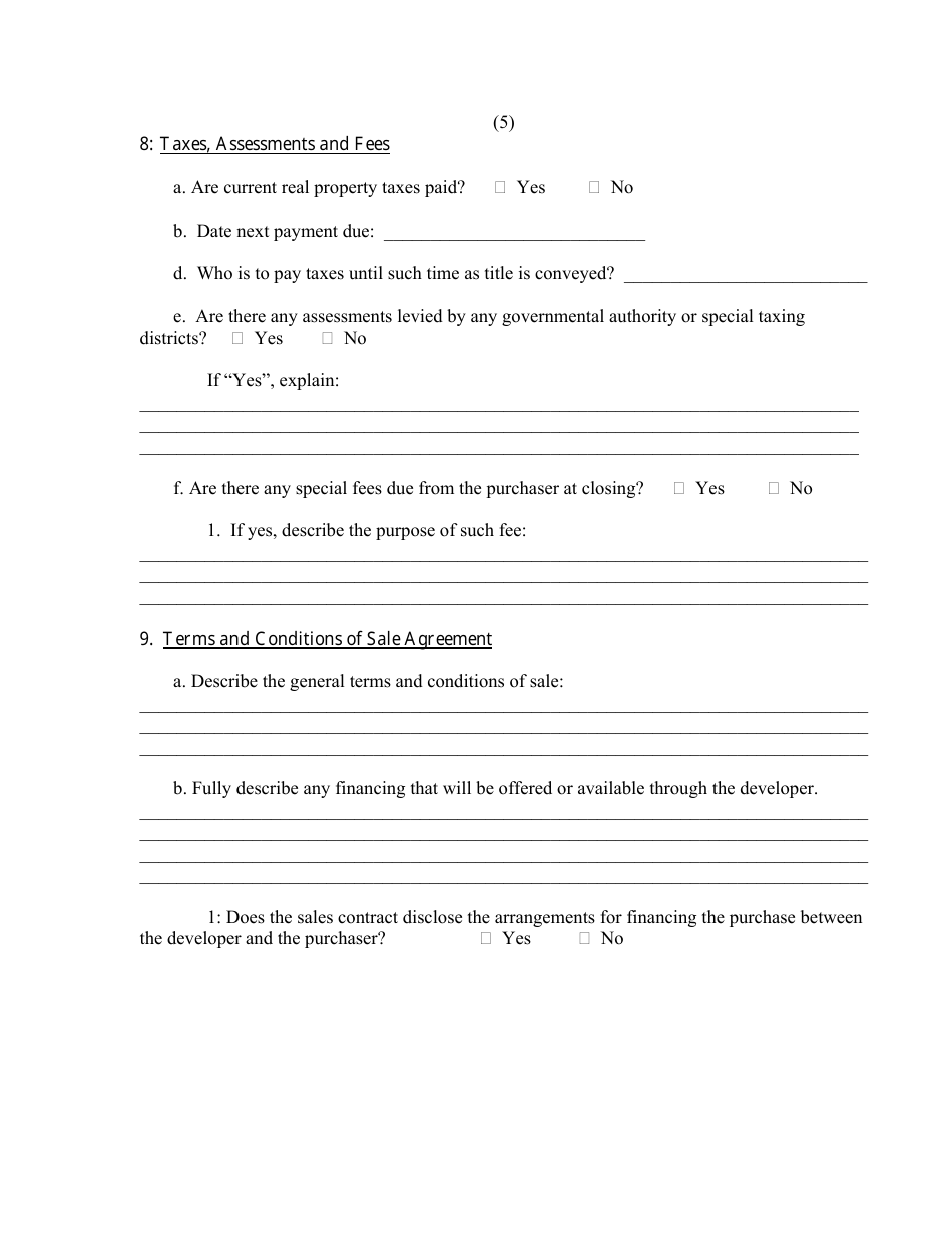 Application for a Secondary Registration - New Jersey, Page 5