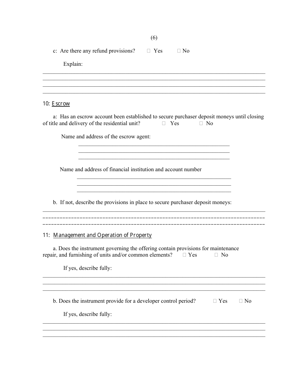 Application for a Secondary Registration - New Jersey, Page 6