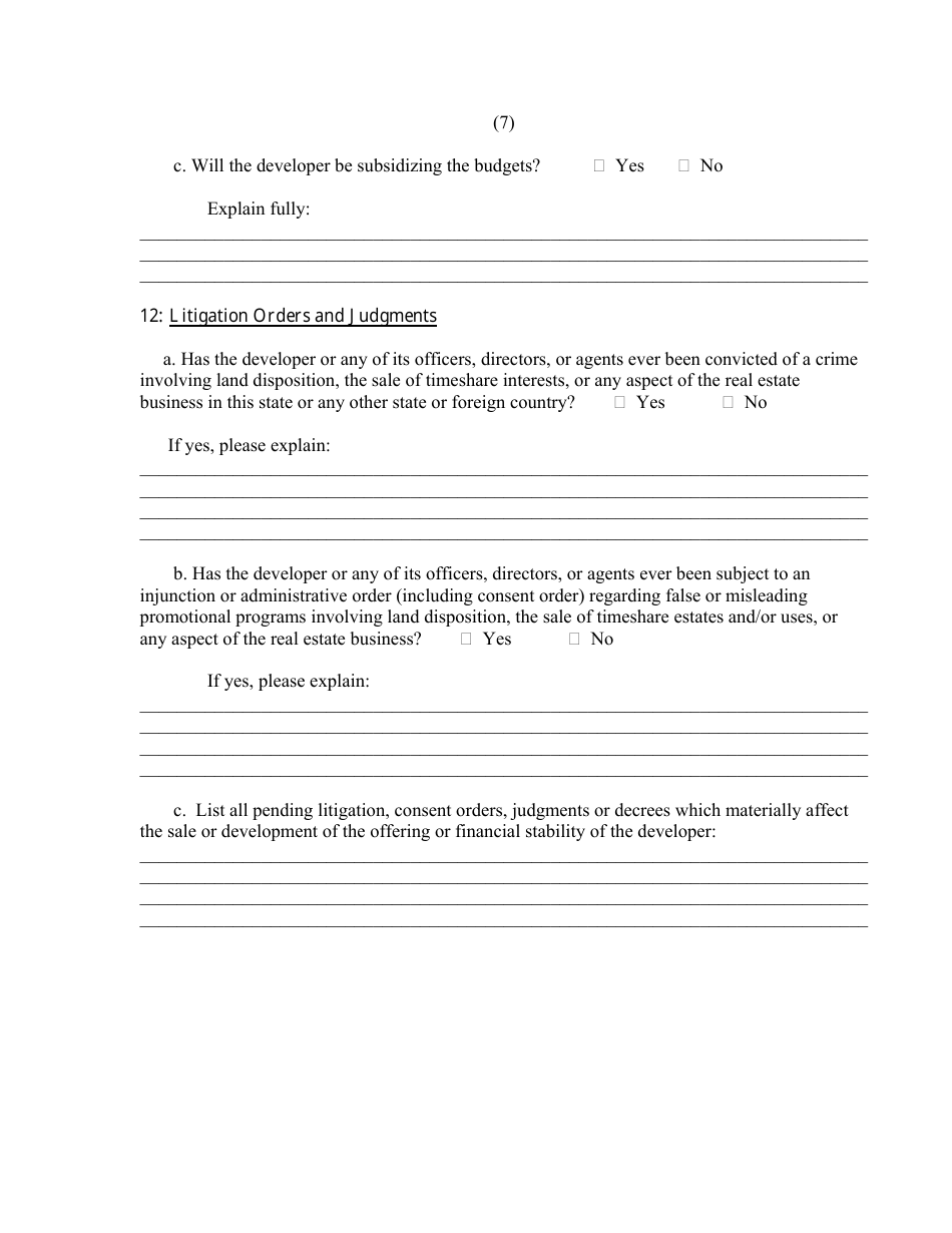 Application for a Secondary Registration - New Jersey, Page 7