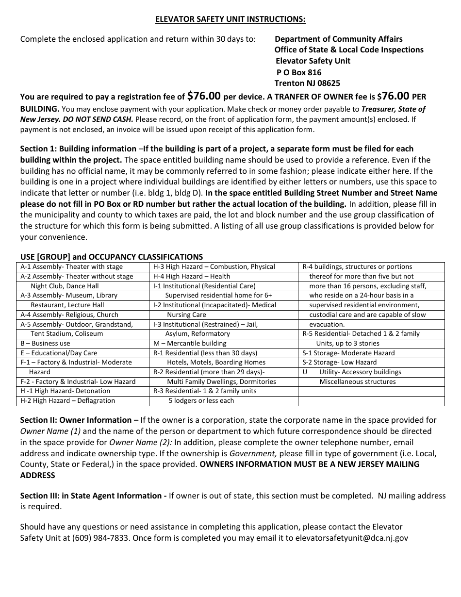 Application for Registration and / or Transfer of Owner - New Jersey, Page 4