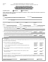 Document preview: Form ADM-322 Application for Certification Landscape Irrigation Contractor Pursuant to N.j.s.a. 45:5aa-1 Et.seq. - New Jersey